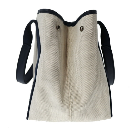 Balenciaga Blue Small Cabas Tote Bag Canvas Black - Picture 3 of 16